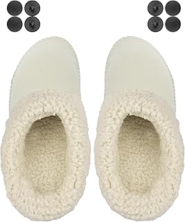 Endoto Fuzzy Liner Inserts for Crocs Clog, Replacement Warm Fur Fluffy Lining Socks for Croc(Beige)
