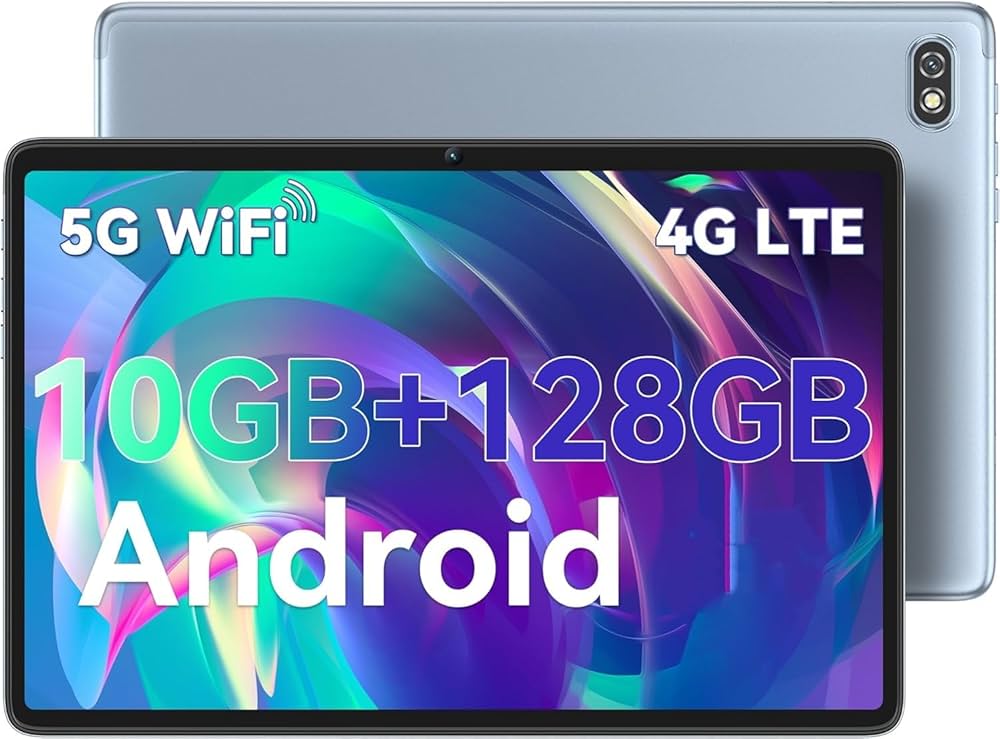 Blackview Tab 7 Pro 10.1 インチ Blackview Android 12 Tablet, 10GB RAM 128GB ROM 1TB Expand