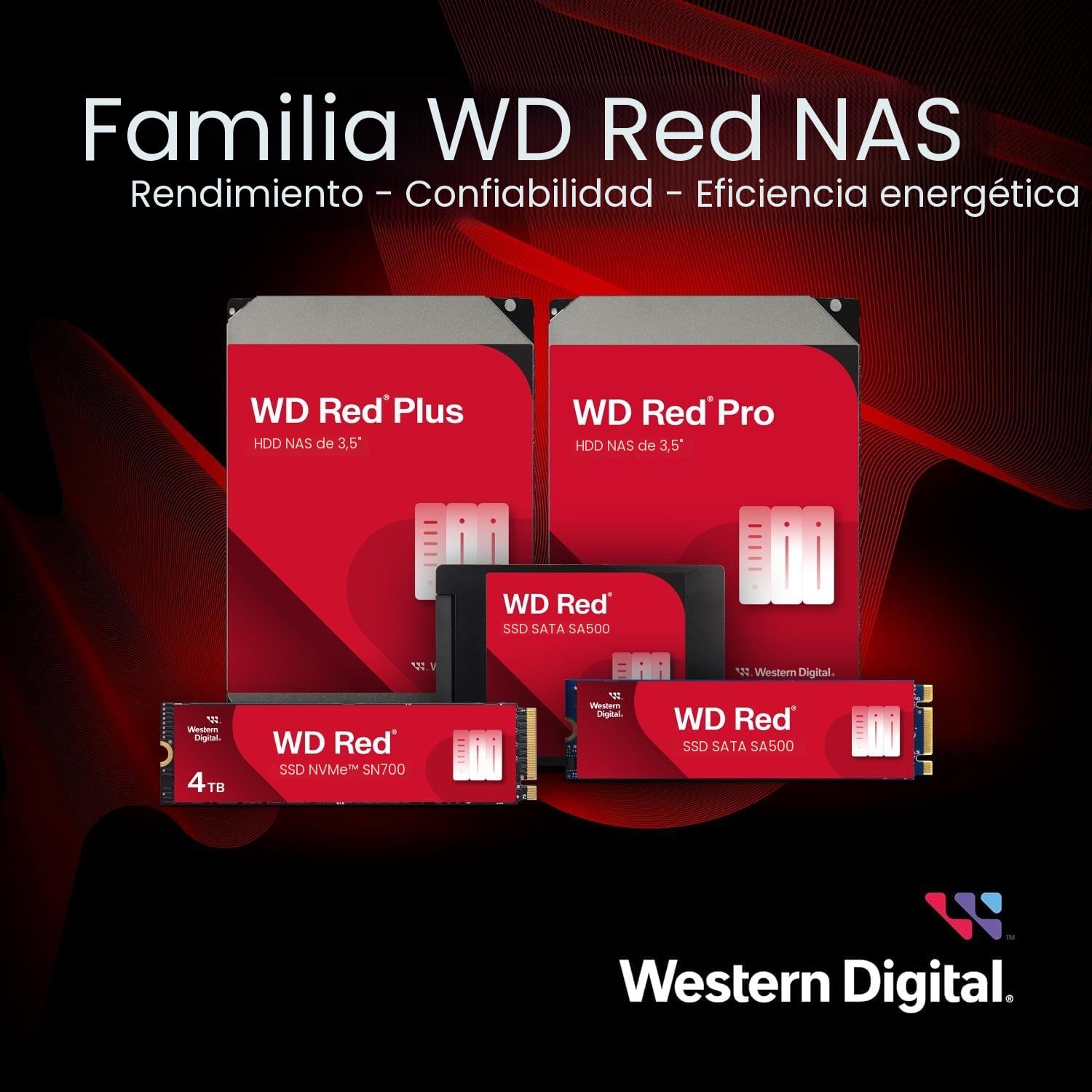 WD Red Pro 8TB 3.5'' NAS Disco Duro Interno - 7200 RPM - WD8003FFBX