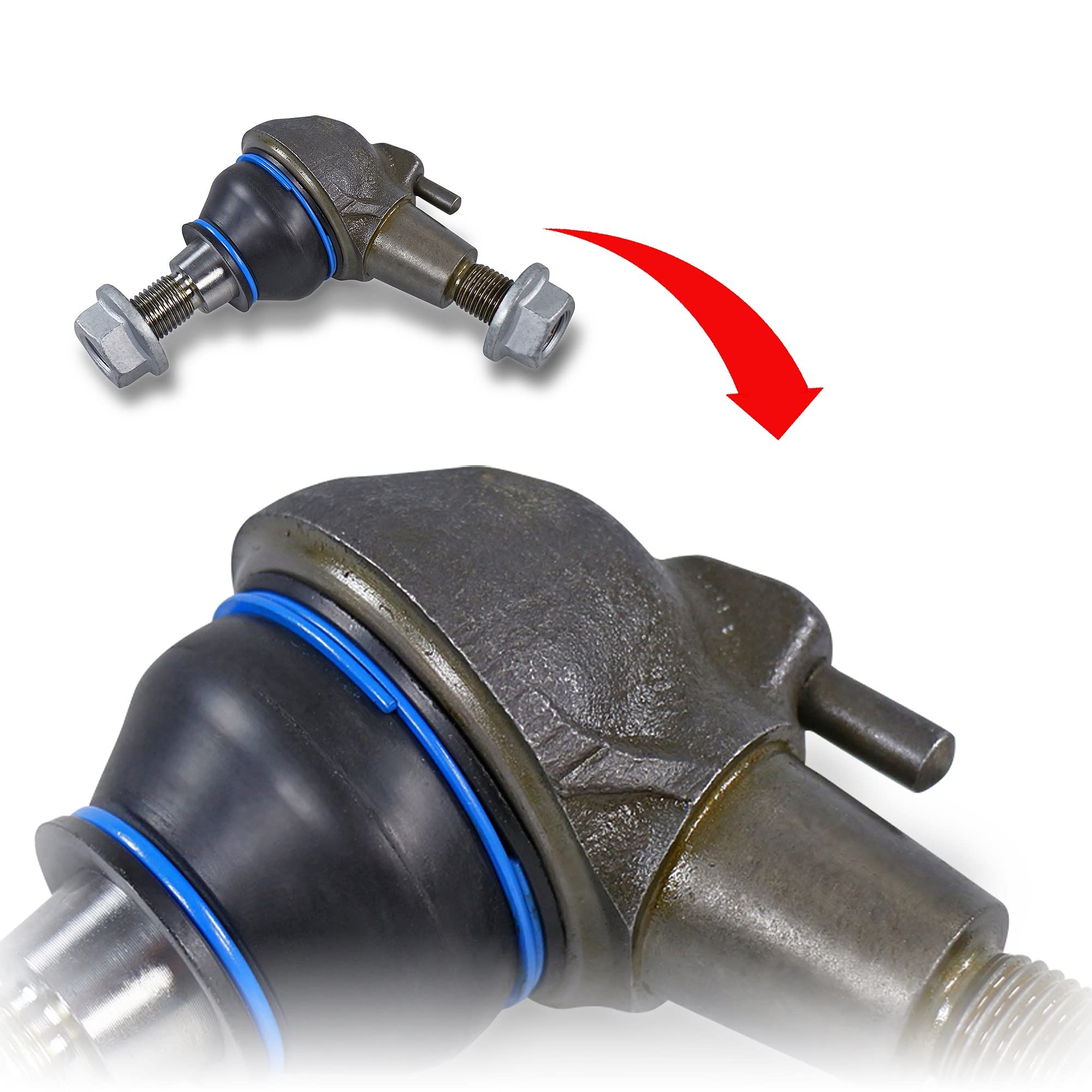 MEYLE 016 010 0003 Rótula de suspensión Eje delantero, izquierda Eje delantero, derecha debajo Compatible con MERCEDES-BENZ Clase E T-modell S212 Clase E Sedán W212 CLS Shooting Brake X218 CLS C218