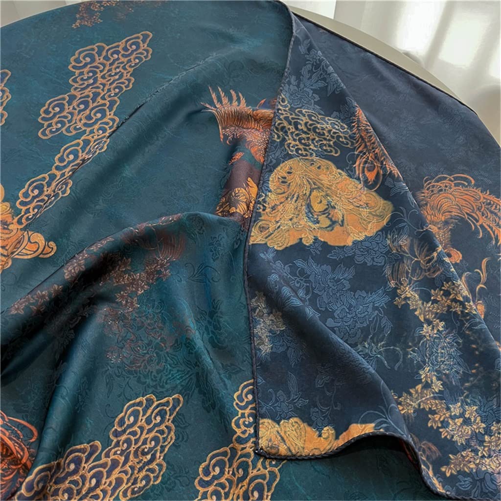 Foulard Grand châle Long Nouveau Foulard en Soie Femmes Foulard réversible imprimé Foulard Femmes Foulard