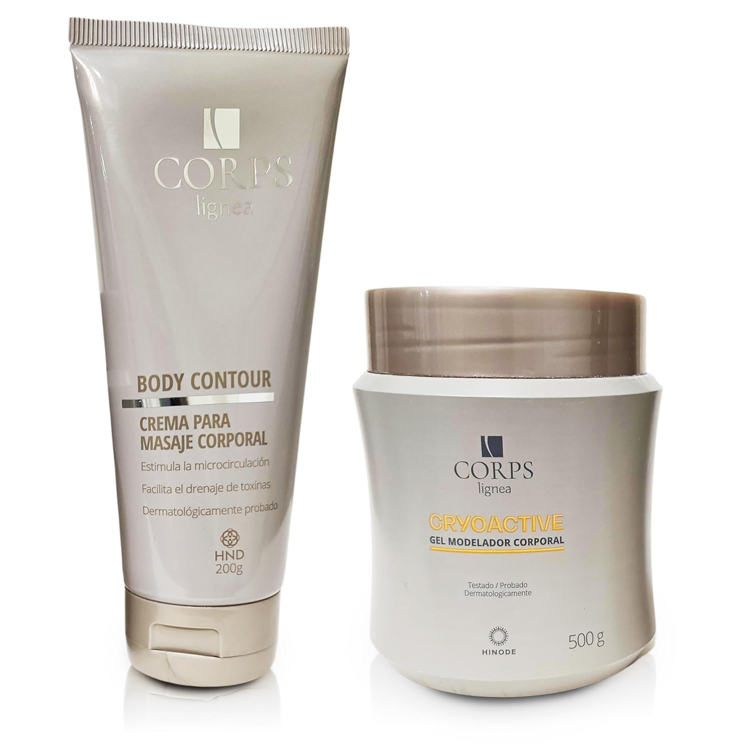 2 Step Body Contour Gel Set, Massaging Cream for Firming Skin, Gel Cream for Cellulite and Belly.
