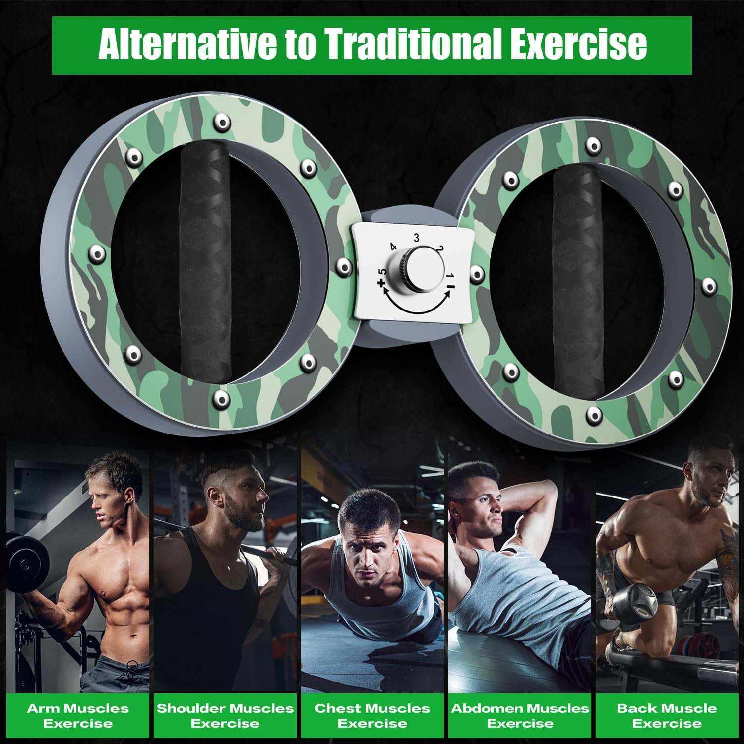 Burn Machine - Arm Exercise Equipment with 12LB Adjustable Resistance,Forearm Strength Trainer for Men&Women with 360 Degree Rotator