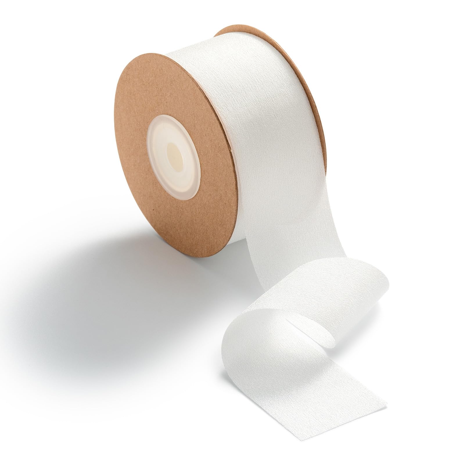 MORSUNBELA Geschenkband Breit Schleifenband Hochzeit Seidenband Dekoband 3,8 cm x 23 m