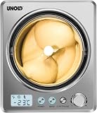 Unold Ice Cream Maker Profi Plus 48880 - Perfect for Ice Cream, Gelato, Sorbet & Frozen Yoghurt - Ready in 30 mins - 2.5L Stainless Steel Bowl - Fully Automatic Self Cooling - 180W Electric Compressor - 6