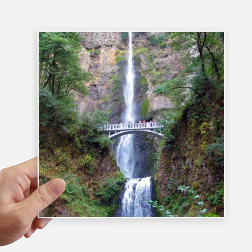 Stickers cascade nature pour mur de bureau et valise de voyage 20cm