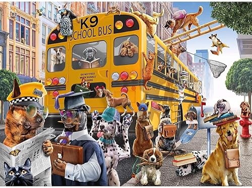 Miniatura 3 de Ravensburger - Pet School Pals - Rompecabezas de 150 piezas - Coloridas travesuras caninas - Imágenes audaces y brillantes - Regalo ideal - Calidad