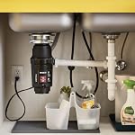 Moen GXP33C Lite Series PRO 1/3 HP Continuous Feed Garbage Disposal, Power Cord Included, Black