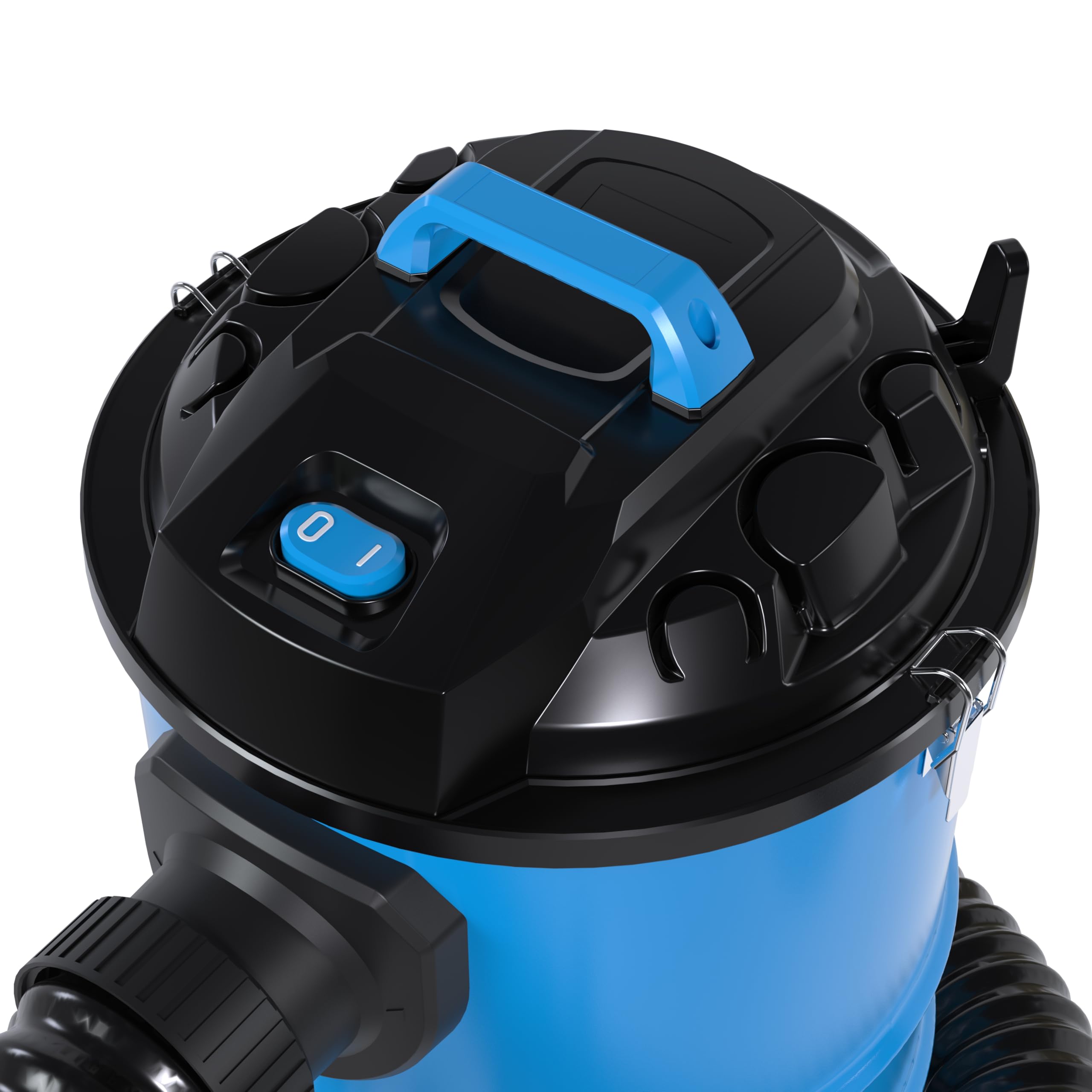 Güde Absauganlage GAA 55 (1200 W, 183 m³/h Luftleistung, 55 l Behältervolumen, 20.000 pa Unterdruck, 2 m Schlauchlänge / 10 cm Ø, inkl. Faltenfilter, Feinstaubvlies, Papierfilter & 5-tlg. Adapter-Set)