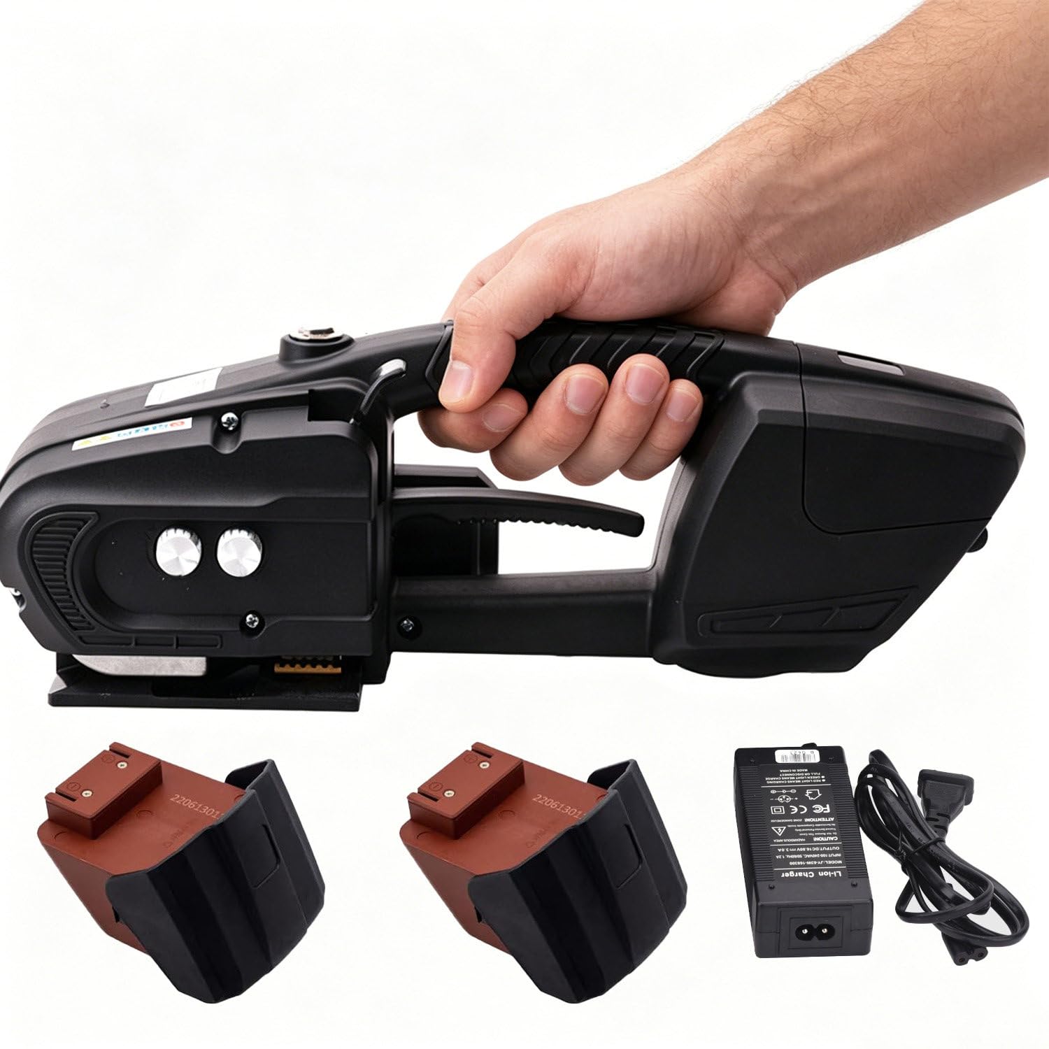 CelyToe Handheld Strapping Machine, Portable Plastic Strap Machine Adopts Buckle-Free Welding, Anti-Split Bond for 13-16mm PP PET Straps for Wholesale Cargo Bundling
