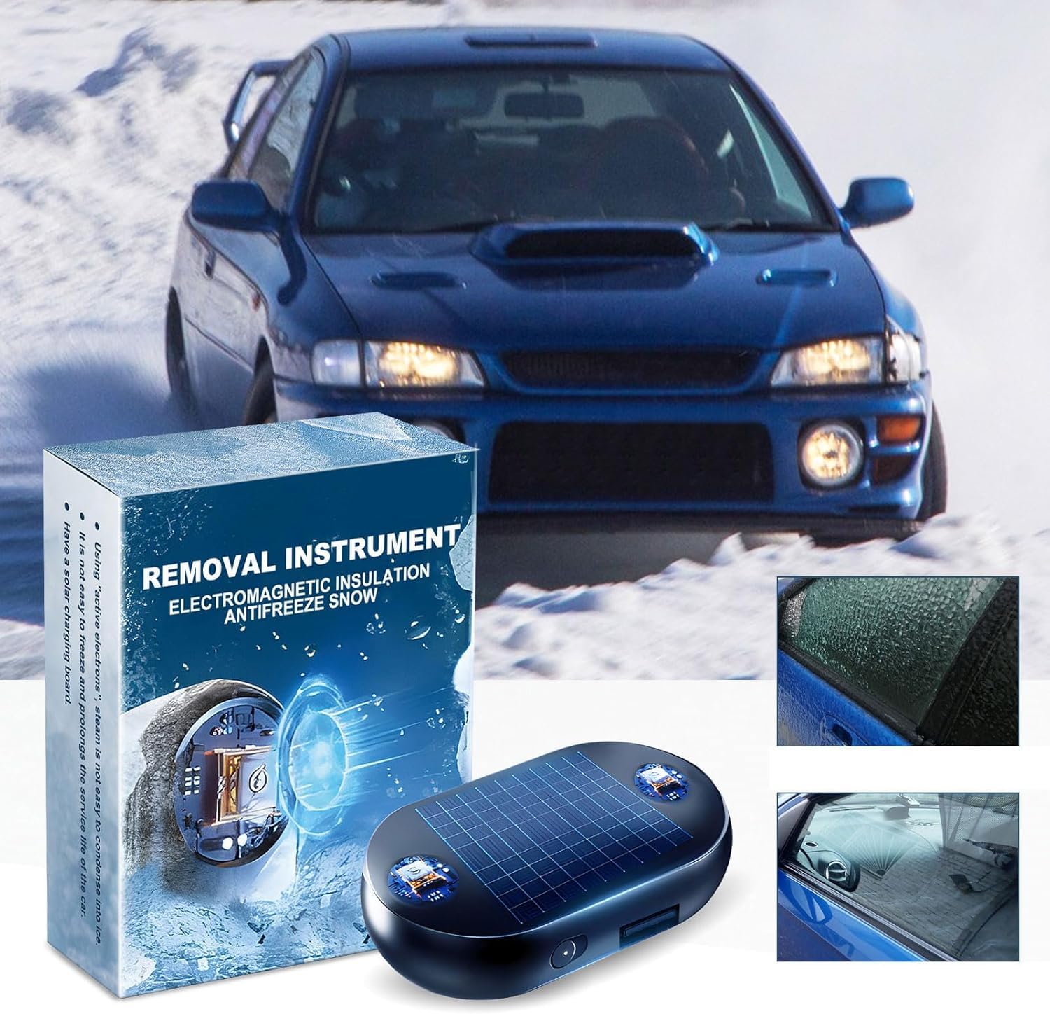 Electromagnetic Wave Anti Freezing and Snow Removal Device, Electromagnetic Car Snow Removal Device, Electromagnetic Car Deicer, Anti-Freeze Electromagnetic Car Snow Removal Device