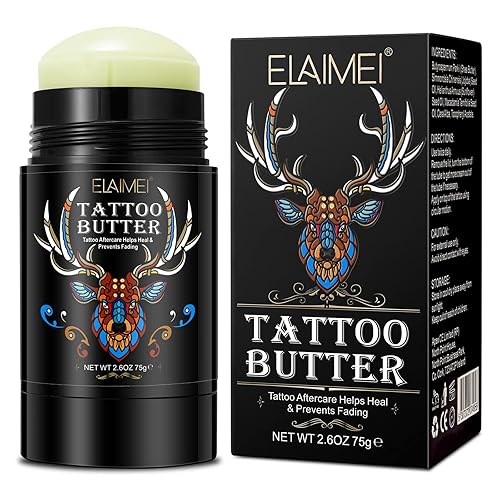 Crema de tatuaje, bálsamo para tatuajes, protege nuevos tatuajes y rejuvenece los tatuajes más antiguos, abrillantador curativo diario para tatuajes disponible en Yaxa Venezuela