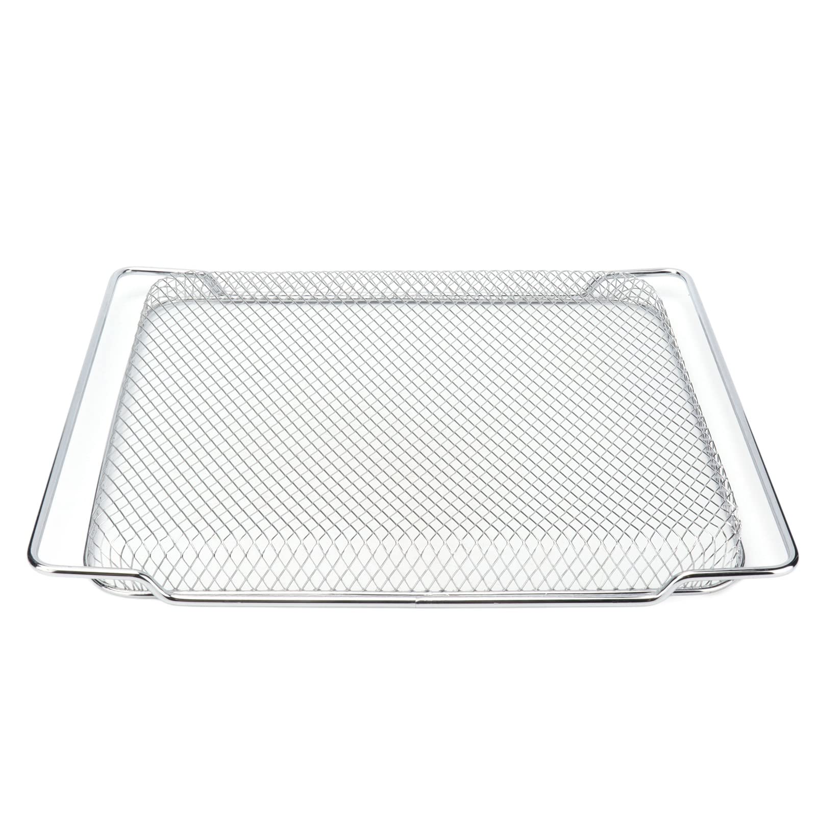 Rete Grigliata Multifunzionale in Acciaio Inossidabile per Griglia da Forno per Cottura Raffreddamento 36x30cm