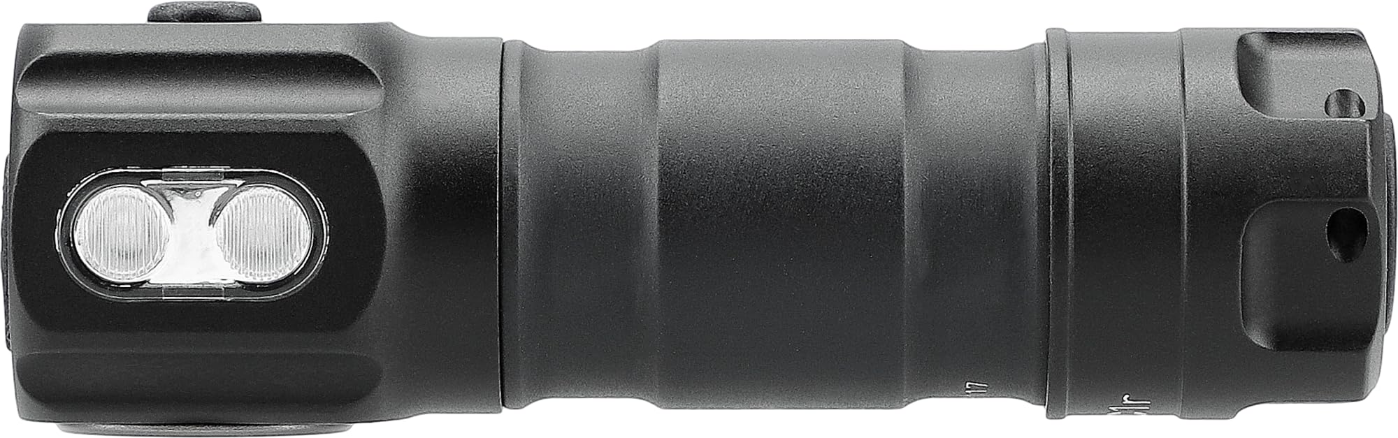 Walther HLC1r Stirnlampe, Wiederaufladbar, USB Kopflampe, IPX6 Wasserdicht, inkl. Akku 18350, Ladekabel, MOLLE-Clip, Handschlaufe und Ersatzdichtung