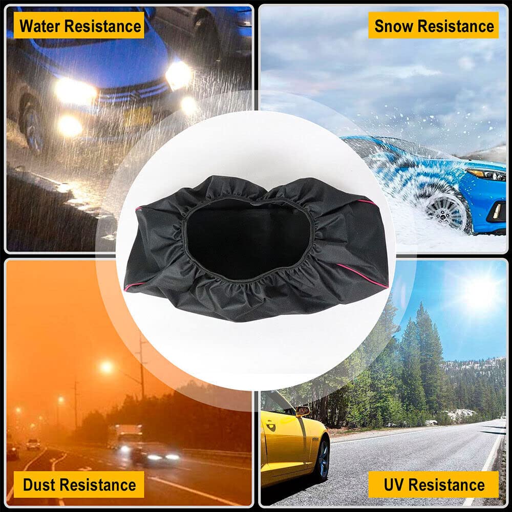 Waterproof Winch Dust Cover Driver Recovery 8500-17500 Lbs Capacity Black 710412958607 Model_TRD-RST-3610