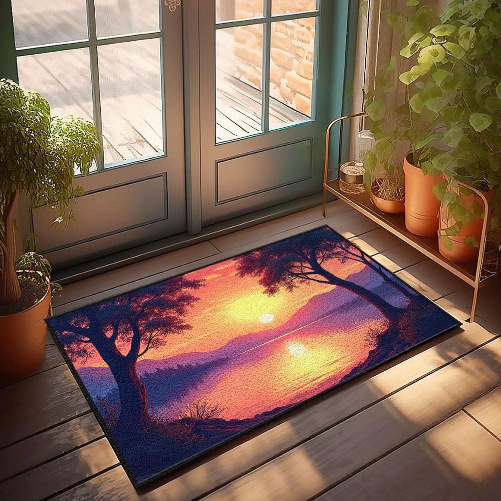 Tapis d'extérieur anti-poussière grand format pour entrée propre