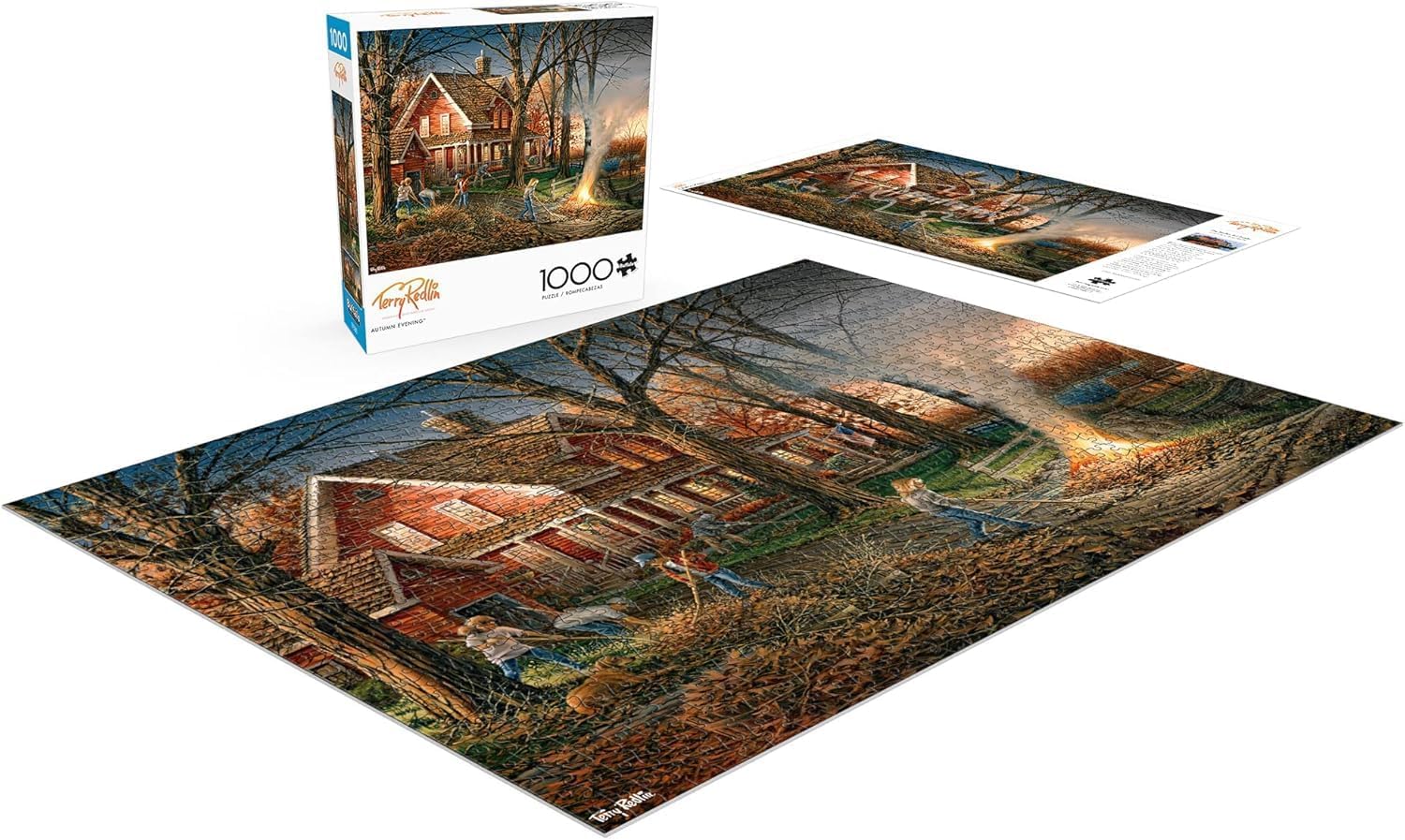 Buffalo Games - Terry Redlin - Autumn Evening - 1000 Piece Jigsaw Puzzle for Adults -Challenging Puzzle Perfect for Game Nights - Finished Size is 26.75 x 19.75