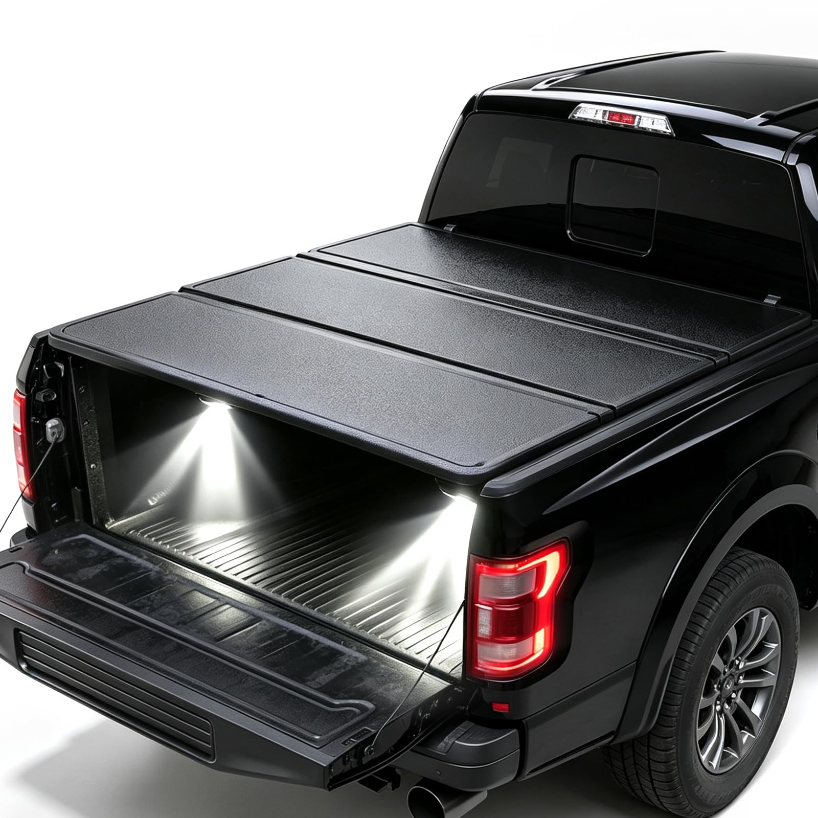 Photo 1 of Lanotech Hard Tri-Fold Bed Cover for 2024-2026 Toyota Tacoma 5ft Bed