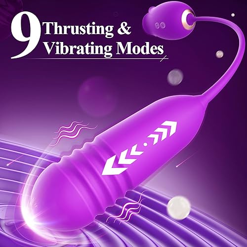 Miniatura 4 de Juguetes sexuales de rosas para mujeres  Estimulador sexual de rosas mejorado para mujeres con 18 consoladores de empuje de succión vibrador de