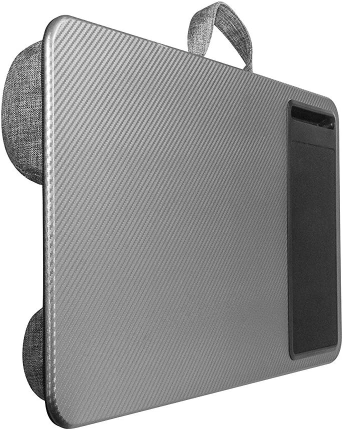 LAPGEAR Home Office Lap Desk – Silver Carbon, Fits 15.6” Laptops image 4