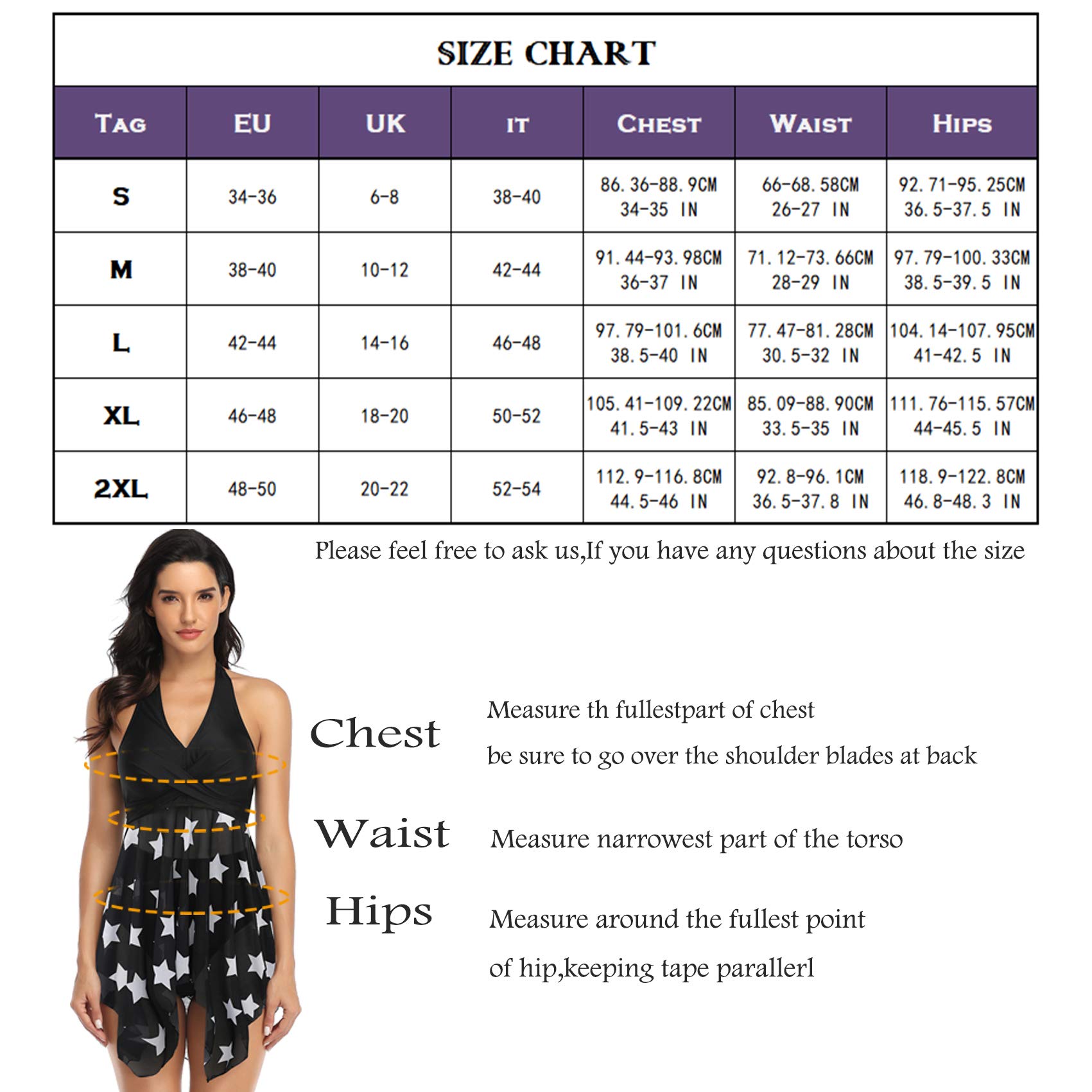 Donne Costume da Bagno Tankini Gonna Bikini Set Beachwear Push Up Halter Swimsuit da Mare Spiaggia Piscina