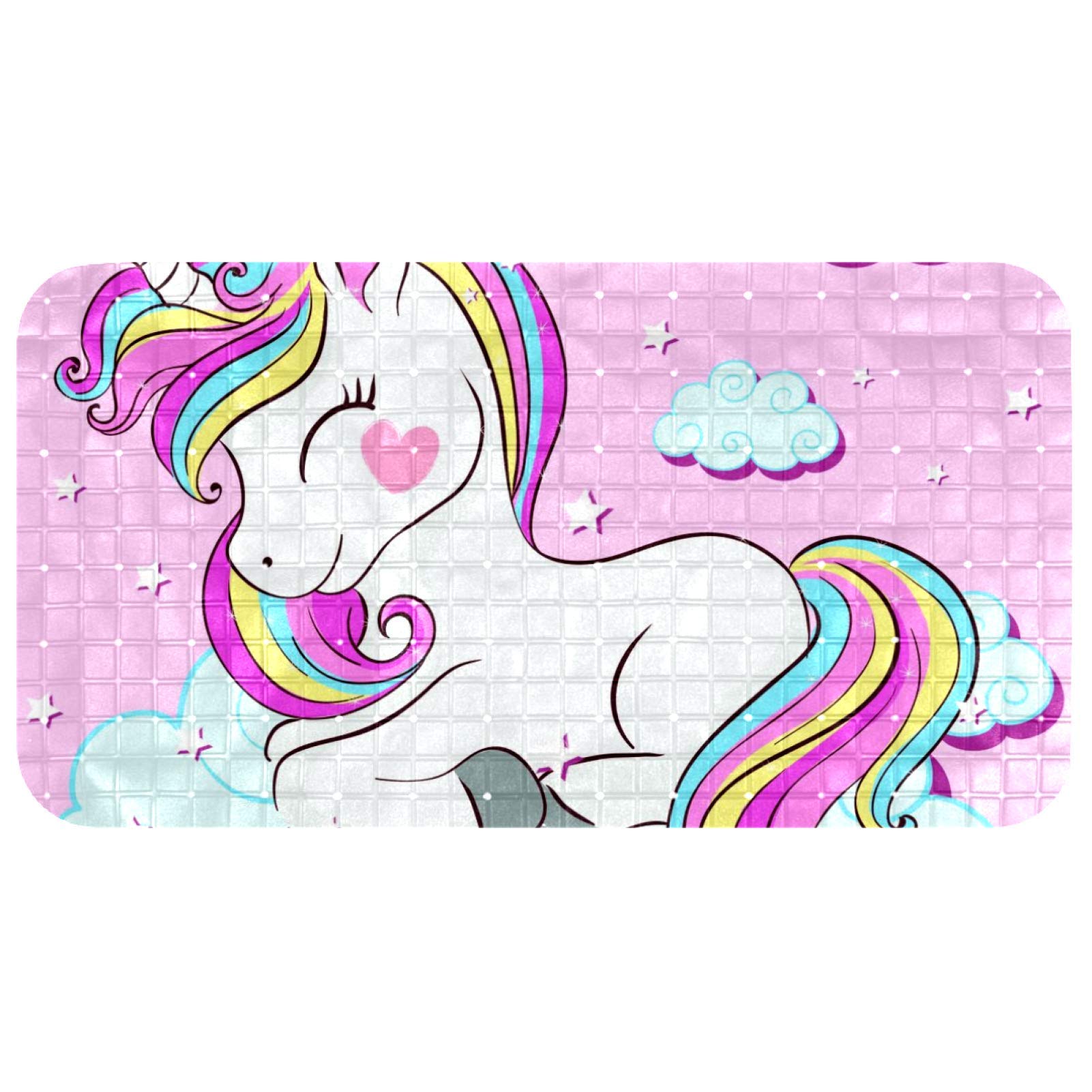 Tapis de bain licorne sur nuages pour des moments de complicité en famille