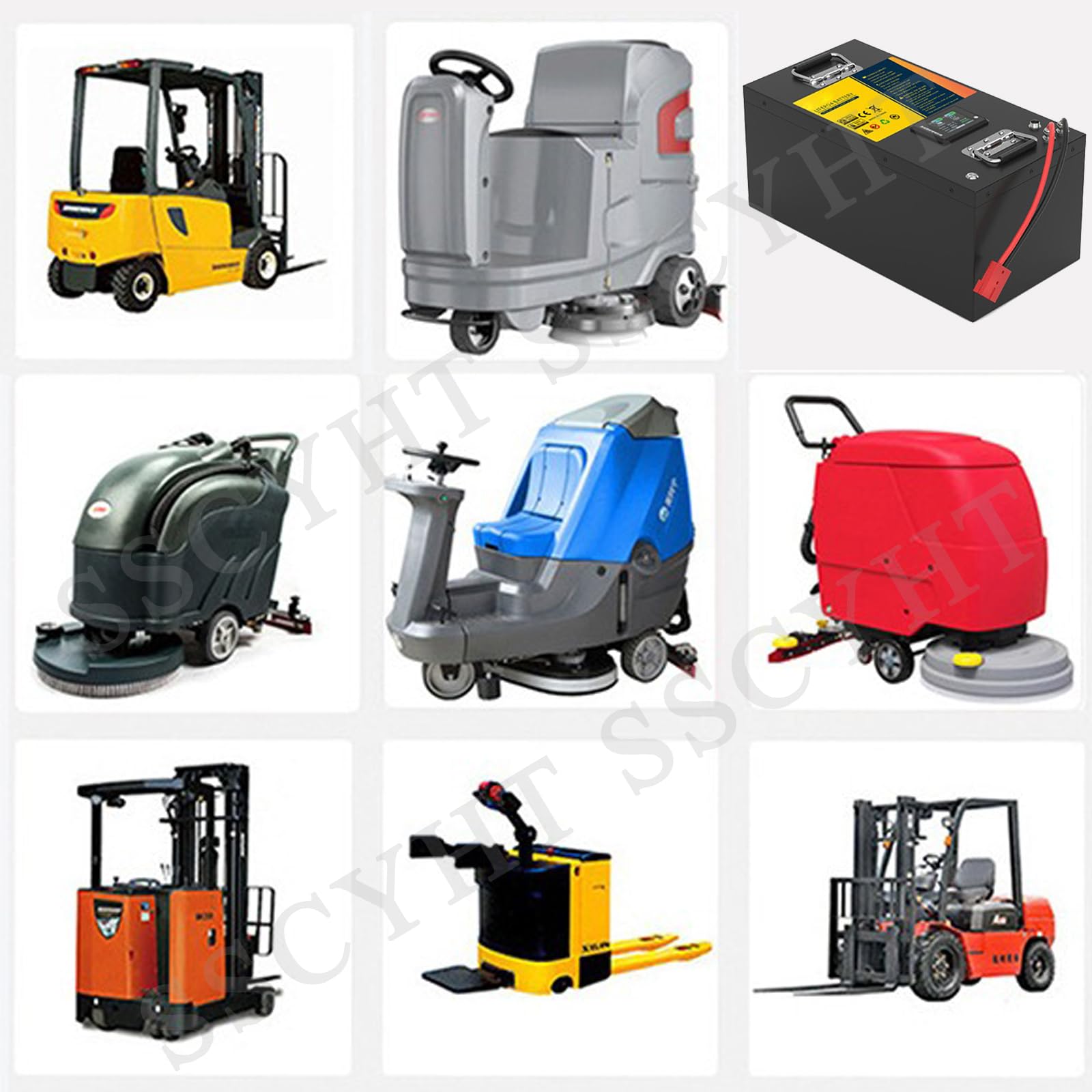 Batteria LiFePO4 24V Batteria Litio Ferro fosfato 24V 200Ah BMS Batteria Robot AGV lavasciuga Pavimenti/Carrello Golf/trasportatore/Carrello elevatore/Batteria Backup Camper