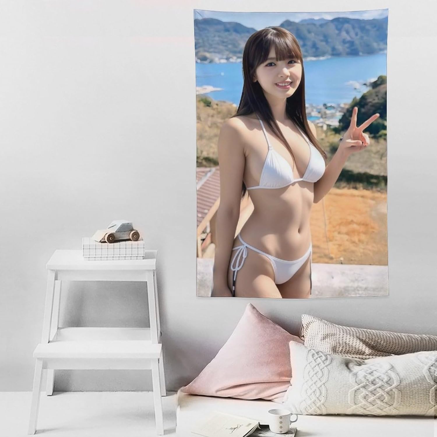 タペストリー 与田祐希(54)壁掛け 布ポスター 壁飾り 室内装飾 壁飾り モダン 装飾アート 多機能 リビングルームベッドルーム