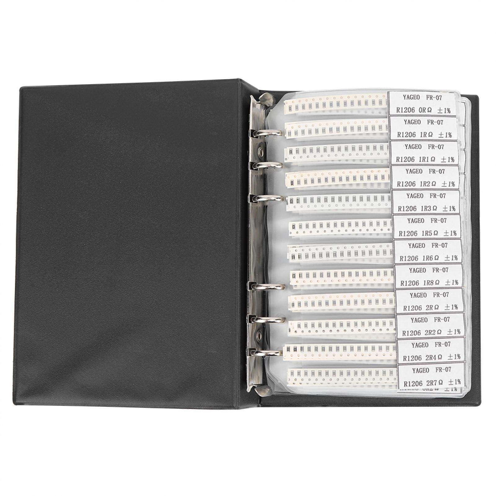 1206 Serie 170 Tipi Componente Resistori Libretto Campione Accessori elettronici Nero