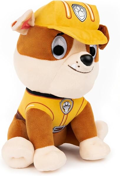 LA PAT’ PATROUILLE - PELUCHE GUND 25 CM CHASE - Peluche Chase Taille 25 cm - Lavable En Surface - Jouet Premier Age - 6058444 - Jouet Bébé 12 Mois et + - 5