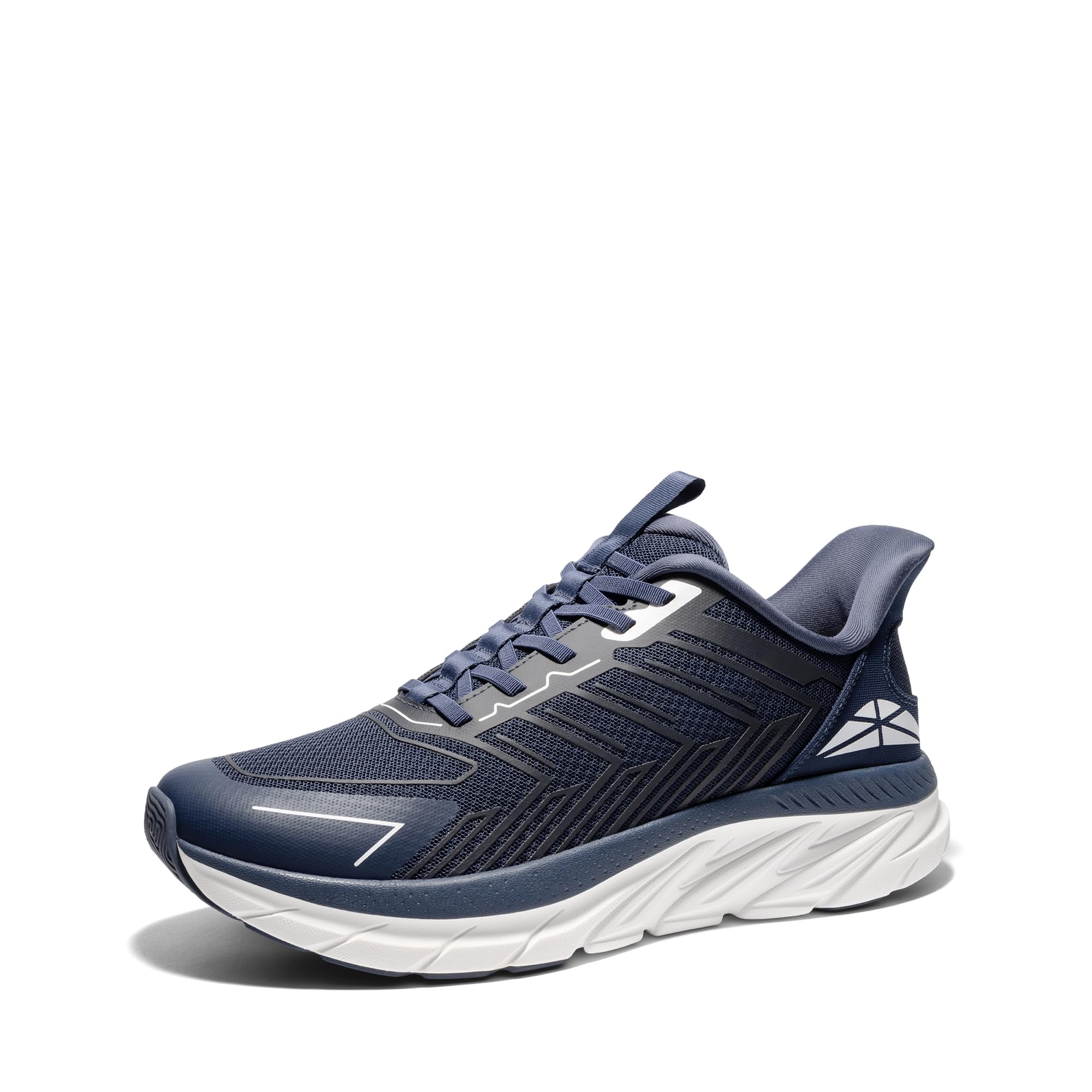 ALLSWIFIT Men's Slip On Comfortable Walking Shoes Running Tennis Athletic Gym Workout Cross Training Sneakers,Size 7.5,Blue,SARR034M