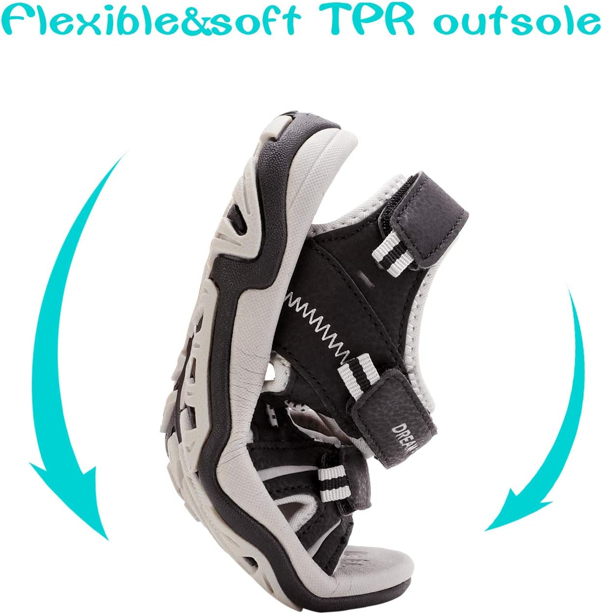DREAM PAIRS Boys Girls Sandals Kids Athletic Summer Sports Water Shoes for Toddler/Little Kid/Big Kid