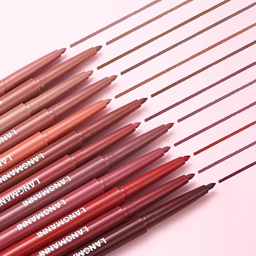 Miniatura 13 de BestLand - Juego de 6 lápices labiales líquidos mate y delineadores de labios, kit de maquillaje de un solo paso, pigmento aterciopelado nude a Set