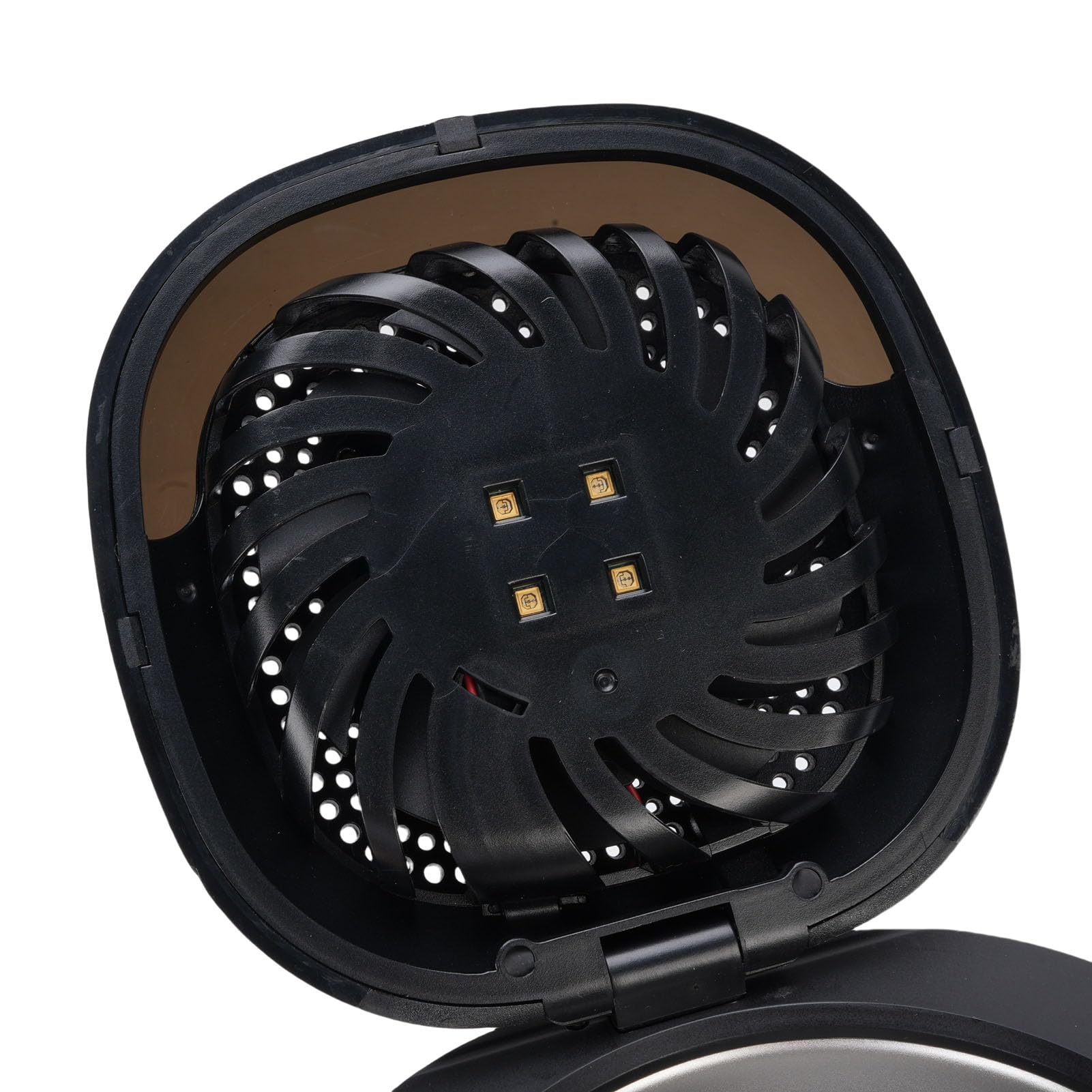 YUYTE Maszyna do Czyszczenia Biżuterii Ultrasonic Jewelry Cleanler 45KHz Maszyna Czyszcząca Biżuteria z klapką górną pokrywką 304 Stal Nierdzewna do Zegarków Szklanki Małe (wtyczka UE)