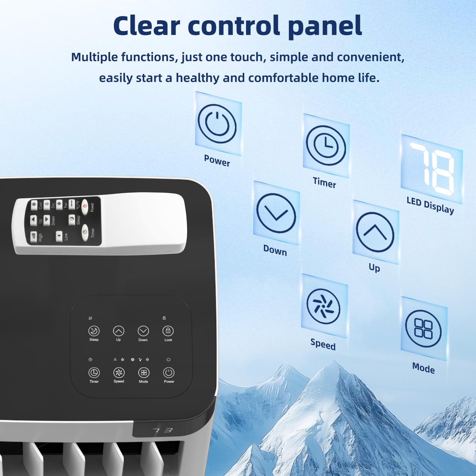 Amazon.com: Antarctic Star Portable Air Conditioner 8000 BTU,5-in