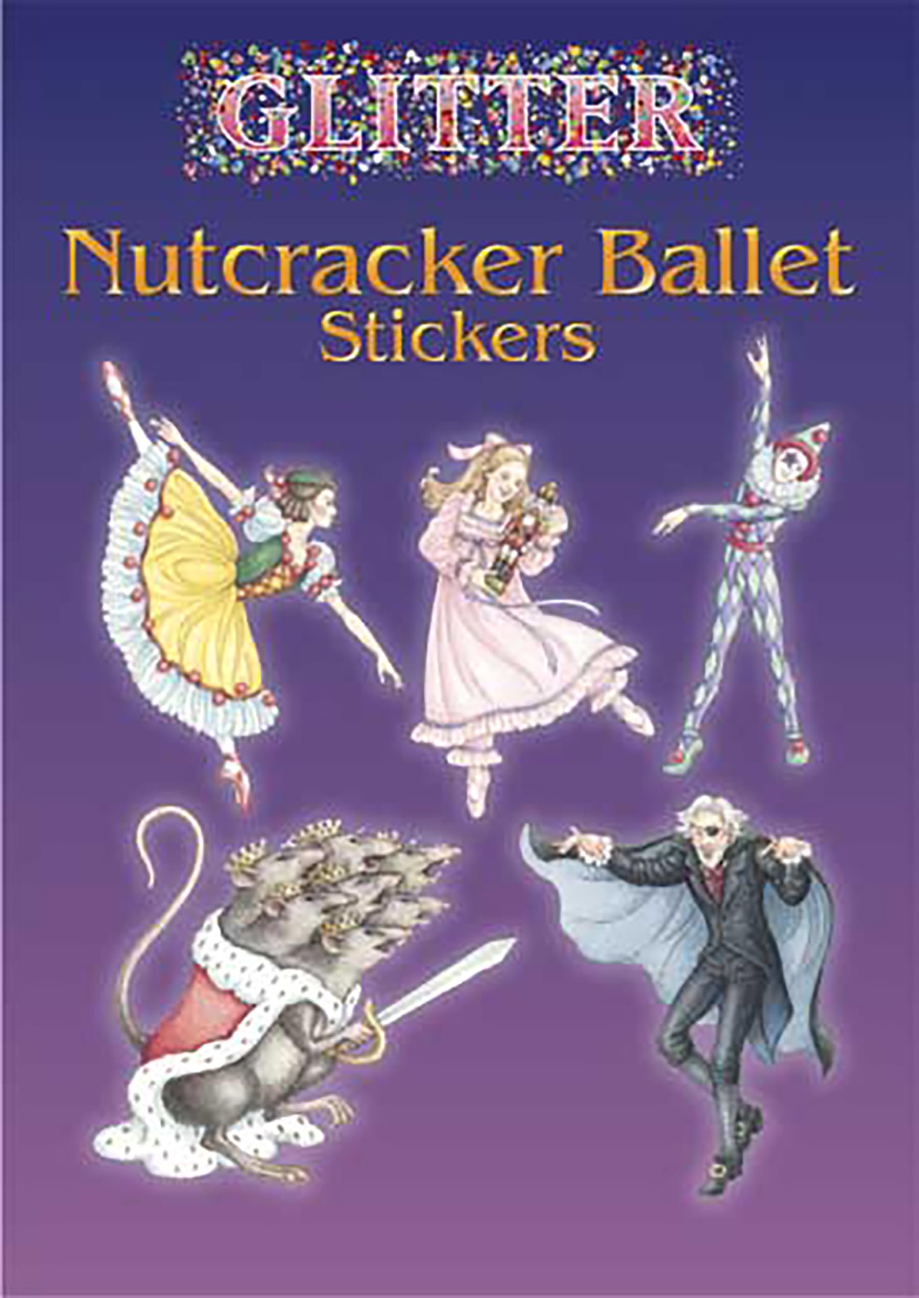 Glitter Nutcracker Ballet Stickers (Dover Little Activity Books: Ballet) Paperback – April 26, 2005