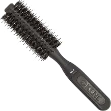 Kent AH16G AirHez Boar & Nylon Bristle Round Brush - Blow Dryer Brush for Curling, Great for Adding Volume & Root Lifting in Short Hair