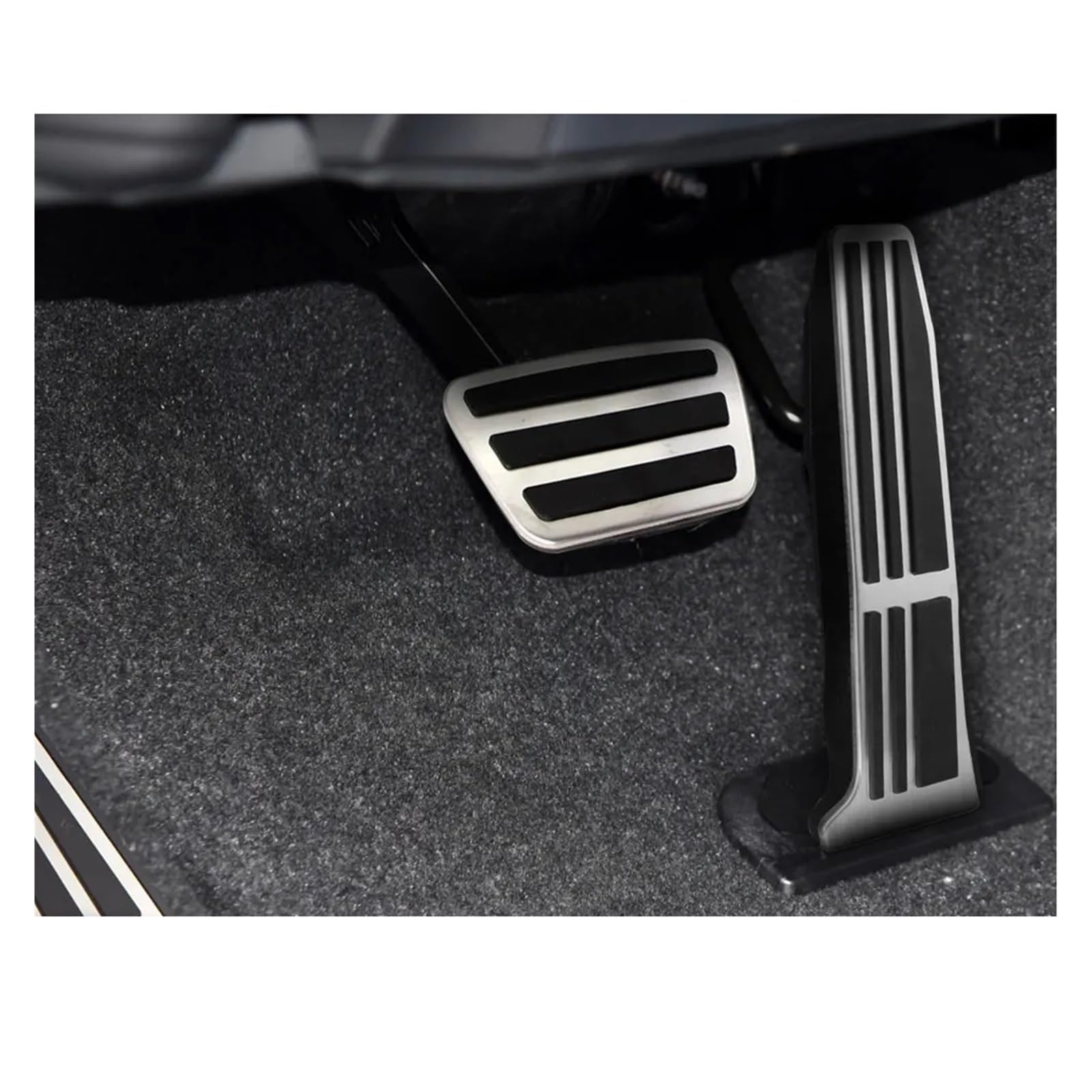 BERTGDA Car Pedal Cover,Fit For Toyota, Camry 2018 2019 Avalon RAV4 2019,Fit For Lexus, ES GS Brake Foot Rest Pedals Pedal Pad Accessories osłony przyspieszacza i hamulca samochodowego(2Pcs AT)