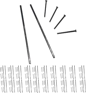 20 Set 1/64 Scale Wheels Modified Hollow Shaft & Mushroom Nails Suitable for 1 64 Scale Diecast Cars DIY Tires (Each Set Contains 2 Hollow Shafts and 4 Mushroom Nails) (1.1in/28mm)