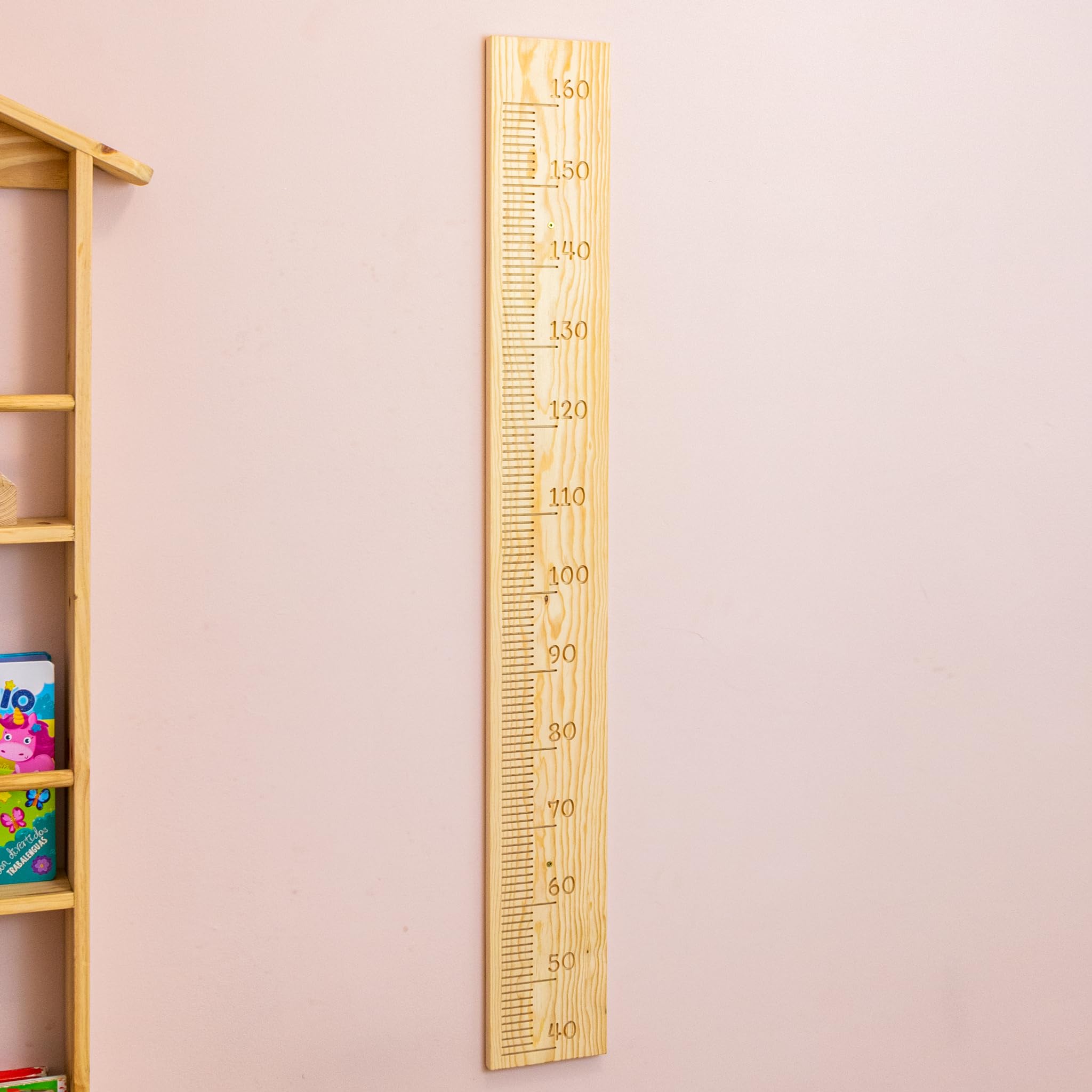 Medidor de Altura Infantil Montessori de Madera Maciza HECHO EN ESPAÑA