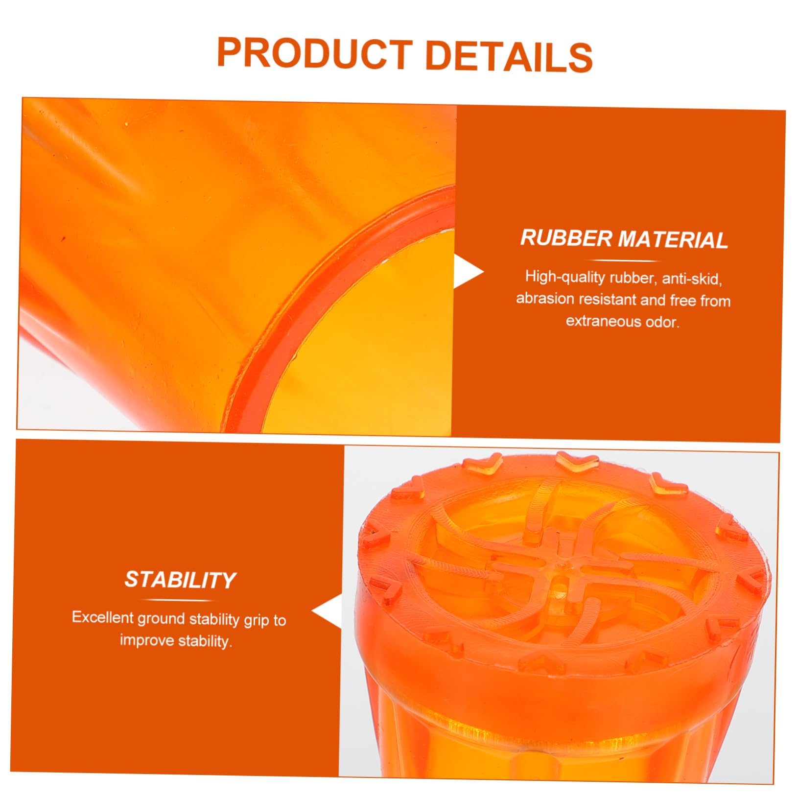 HAPINARY 4pcs Crutch Non-Slip Crutch Feet Protector Crutch Non- Slip Pad Crutch Leg Protector Walking Stick Foot Pad Walker Crutch Feet Cover Crutch Feet Pad Crutch Stick Beef Tendon