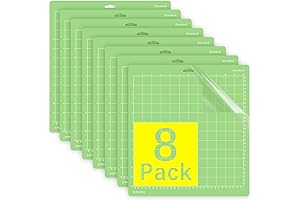 Cricut Explore and Maker Cutting Mat: Premium 12x12 Inch Green Grip Adhesive...