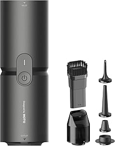 HOTO Mini Aspirabriciole 4 in 1 15000Pa, senza fili