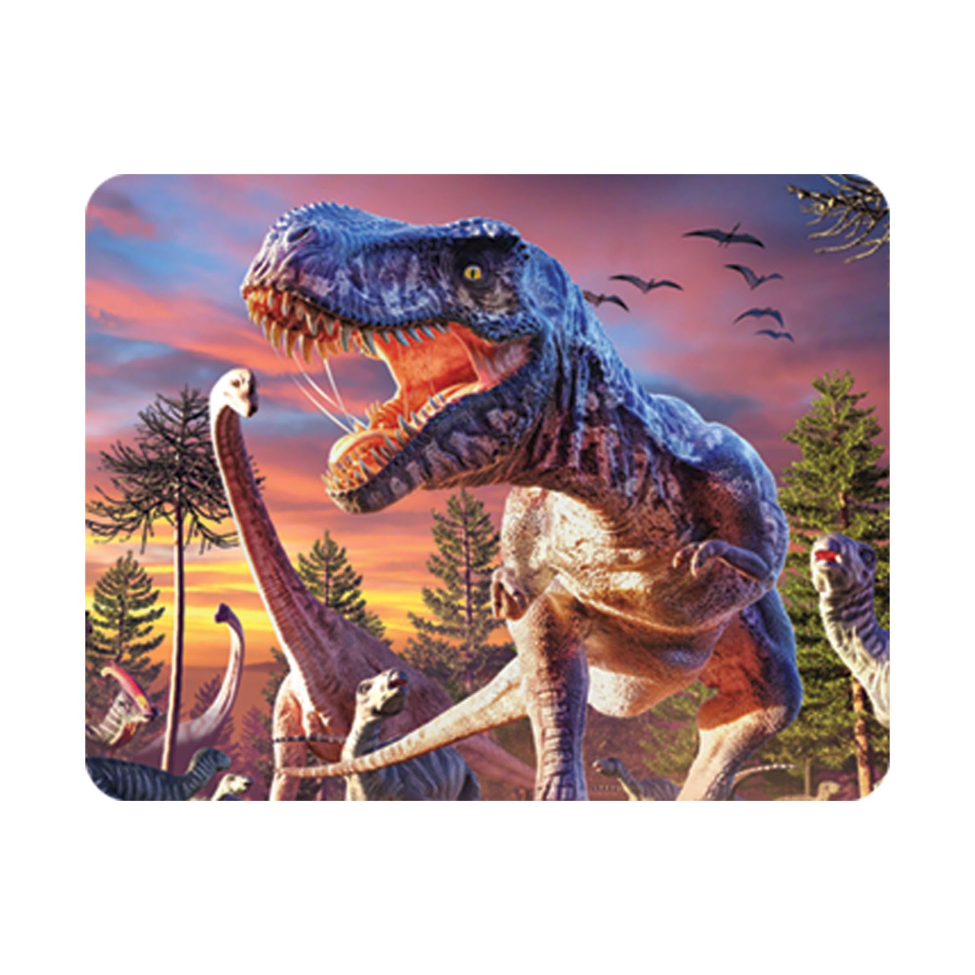 Deluxebase Attack Of T-Rex 3D Livelife Magnet - T-Rex Attack From Lenticular Jurassic Fridge Magnet. Decorative 3D Dinosaur Flat Magnets. Cute Small Magnets For Fridge, Dishwasher And Whiteboard.