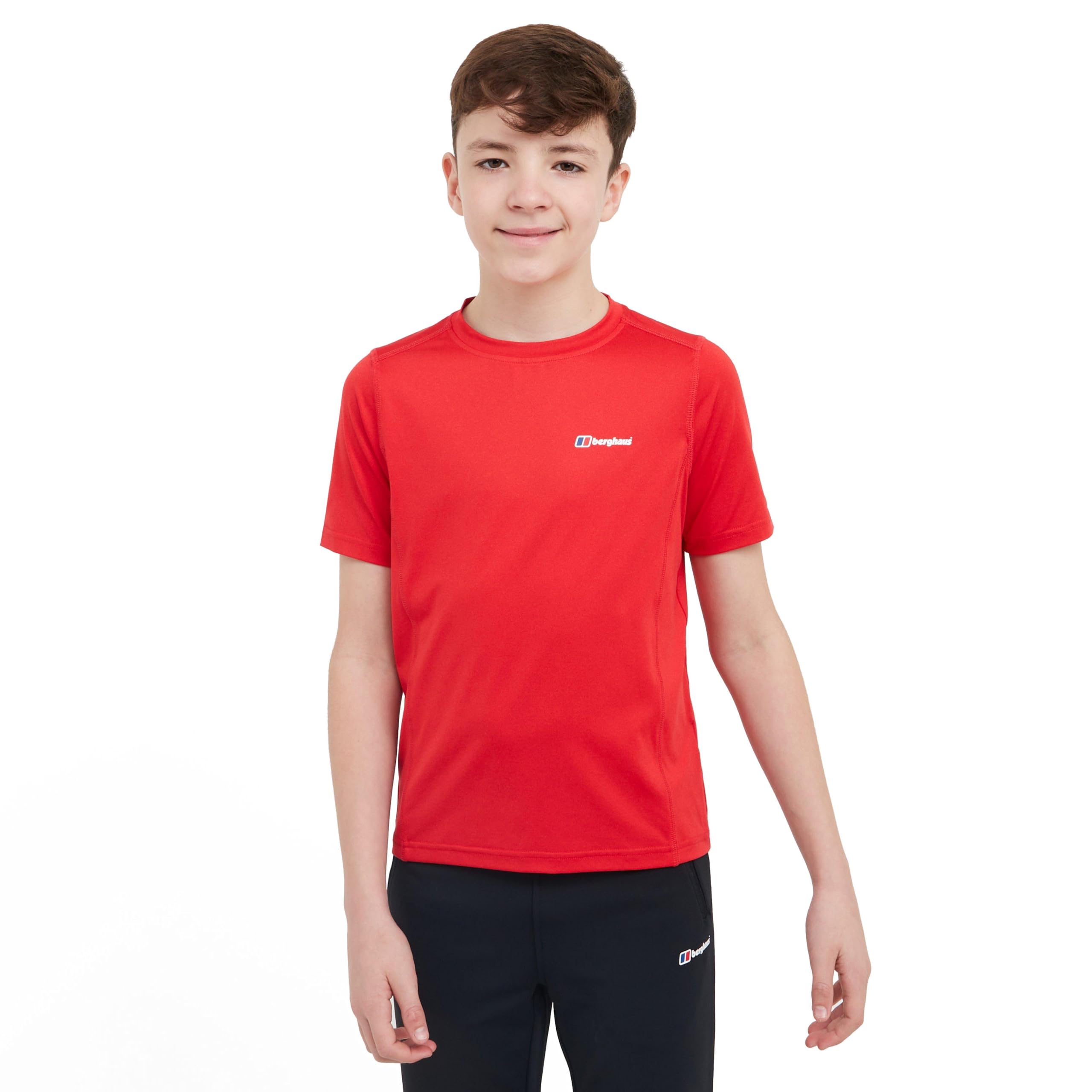 Berghaus Kids' Tech Tee Red 13Y