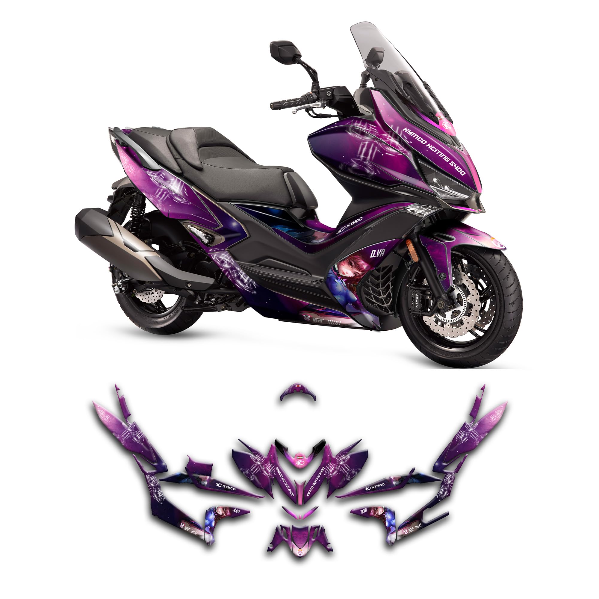 Amazon | KUNGFU GRAPHICS（カンフー グラフィックス）Scooter