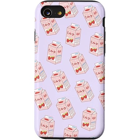 Amazon Com Iphone Se 2020 7 8 Strawberry Milk Anime Kawaii Pastel Aesthetic Case