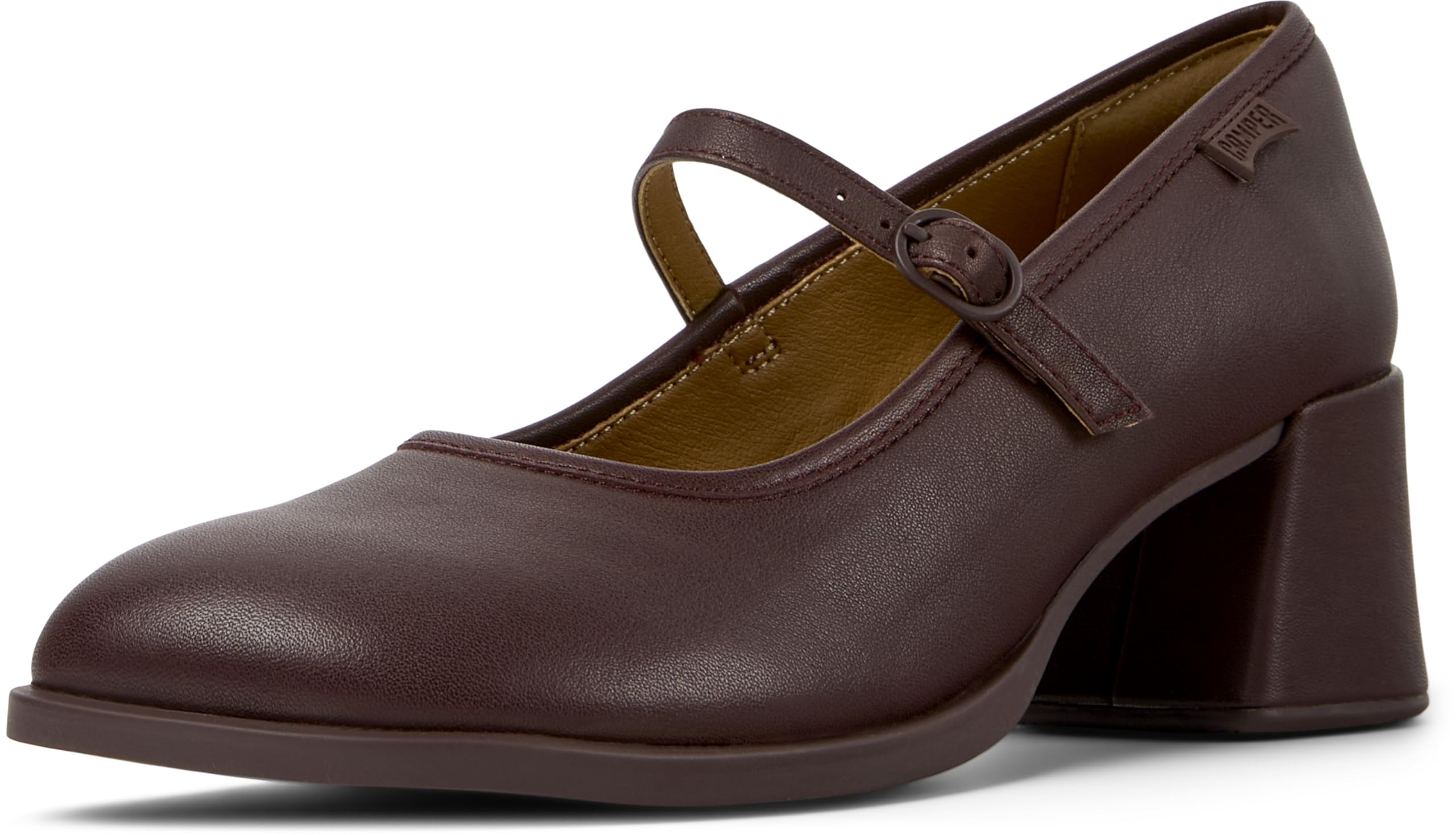 Camper Women's Kora K201799 Mary Jane, Burgundy 003, 41 EU, Burgundy 003, 8.5 UK