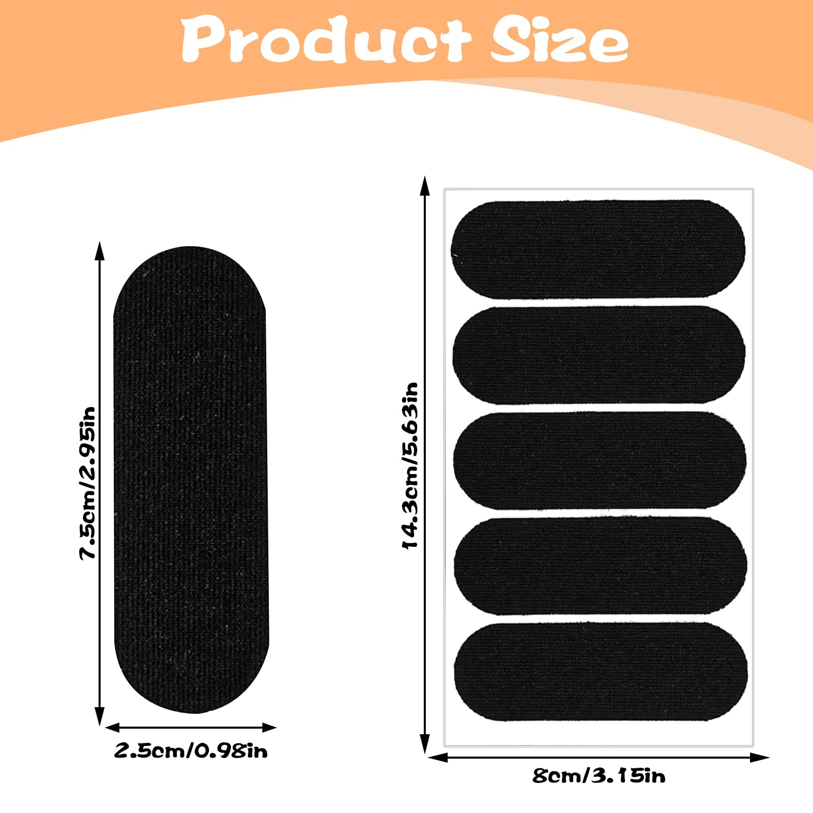 Ymapinc Lot de 100 bandes adhésives élastiques de protection pour le pouce