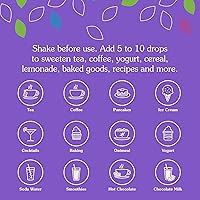 Vista 5 de NuNaturals Clear Extract Stevia, edulcorante a base de plantas, botella de plástico, 2 onzas